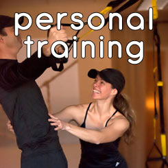 Personal Training button